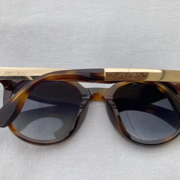 Jimmy Choo Women Vivy Havana Sunglasses Round Full Rim Shades Jimmy Choo Women Vivy Havana Sunglasses Round Full Rim  main image 3